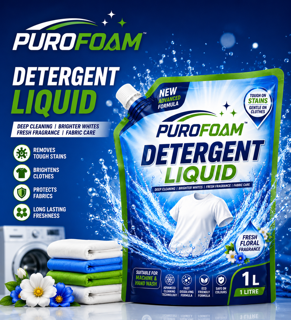 PuroFoam Detergent Liquid pack